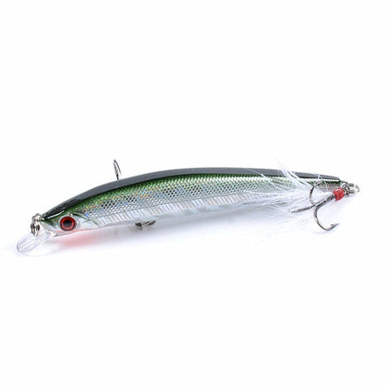 8x Popper Minnow 11.2cm Fishing Lure Lures Surface Tackle Fresh Saltwater Kings Warehouse