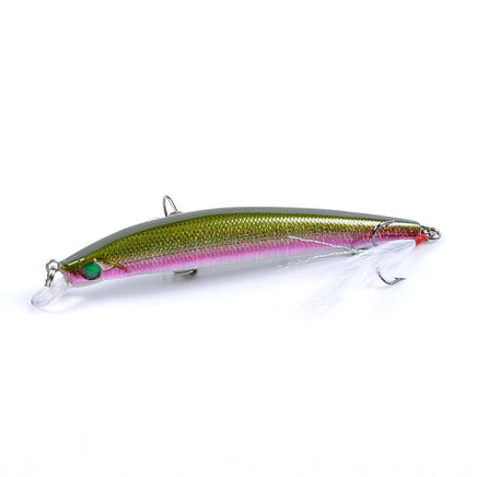 8x Popper Minnow 11.2cm Fishing Lure Lures Surface Tackle Fresh Saltwater Kings Warehouse