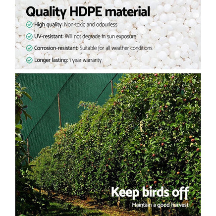 90% Sun Shade Cloth Shadecloth Sail Roll Mesh 3.66x20m 195gsm Green Aussie Backyard Blitz Kings Warehouse