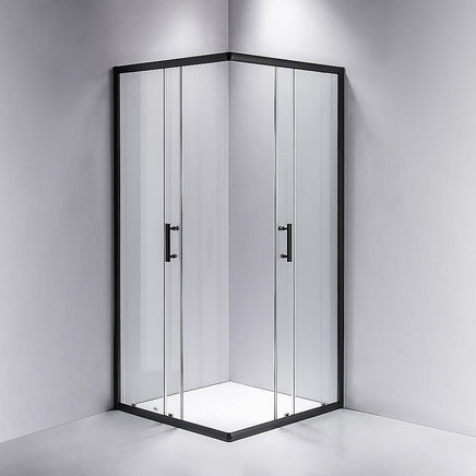 900 x 800mm Sliding Door Nano Safety Glass Shower Screen By Della Francesca Furniture Kings Warehouse