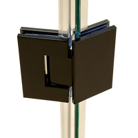 900 x 900mm Frameless 10mm Glass Shower Screen By Della Francesca Furniture Kings Warehouse