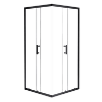 900 x 900mm Sliding Door Nano Safety Glass Shower Screen By Della Francesca Furniture Kings Warehouse