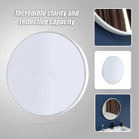 90cm Round Wall Mirror Bathroom Makeup Mirror by Della Francesca Home & Garden Kings Warehouse