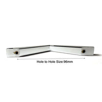 96MM Silver Zinc Alloy Kitchen Nickel Door Cabinet Drawer Handle Pulls Home & Garden Kings Warehouse