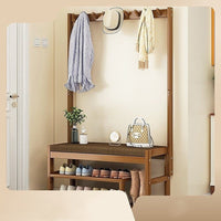 97x168cm Hallway Bench Coat Rack Stand Multifunctional Hall Shelf Entryway Furniture Kings Warehouse
