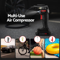 Giantz 20V Air Compressor 120PSI Electric Portable Air Inflator LED Light