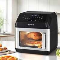Devanti Air Fryer 13L LCD Fryers Oven