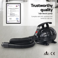 Everfit 3M Air Track Gymnastics Tumbling Exercise Yoga Mat W/ Pump Inflatable Purple