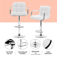 Artiss Bar Table and Stools Set Dining Desk Kitchen Chairs Cafe Pub