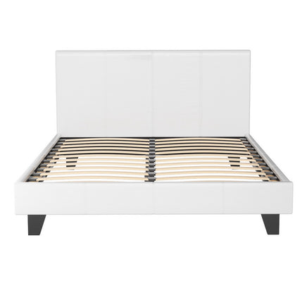 Artiss Bed Frame Double Size White NEO