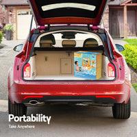 Kids Inflatable Fox Swim Float Floating Seat Canopy Pool Toys 94x66CM