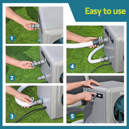 Bestway 4.4kW Pool Heater Water Temperature Heating Fit Pools up to 30,000L