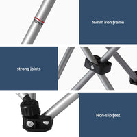 Weisshorn Camping Chair Reclining Adjustable Portable Outdoor Folding Lightweight