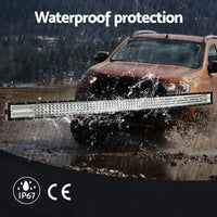 LED Driving Light 50 Inch Flood Spot Light Bar Driving Lamp Offroad Truck