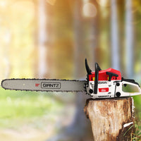 Giantz Chainsaw Petrol 62CC 22" Bar Commercial E-Start Pruning Chain Saw