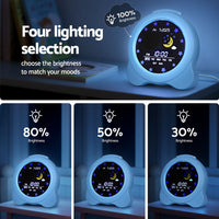 Artiss 3.8" Digital Day Clock Calendar Alarm LCD Display Blue