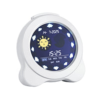 Artiss 3.8" Digital Day Clock Calendar Alarm LCD Display White