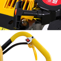 74CC Post Hole Digger Motor Only Petrol Engine Yellow