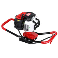 65CC Post Hole Digger Motor Only Petrol Engine Red