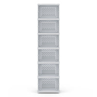 Artiss Foldable Shoe Rack Organizer 6 Tier Storage Shelf Hallway