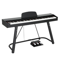 Alpha 88 Keys Electronic Piano Keyboard Digital Electric w/ Stand Semi-Weighted