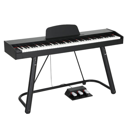 Alpha 88 Keys Electronic Piano Keyboard Digital Electric w/ Stand Semi-Weighted
