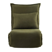 Artiss Floor Lounge Sofa Bed Foldable Green