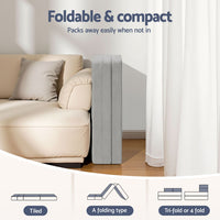 Giselle Foldable Mattress Folding Sofa Bed 4-fold Sleeping Camping Cushion Mat
