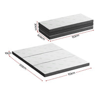 Giselle Foldable Mattress Folding Foam Mattresses Bamboo Queen