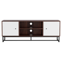 Artiss TV Unit 150cm Storage Shelves Walnut White
