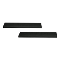 Artiss Floating Wall Shelf Set of 2 Black 90CM