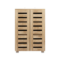 Artiss Shoe Rack Cabinet 20 Pairs 5-tier Wood Alster