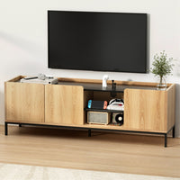 Artiss TV Unit Entertainment Unit Storage Cabinet Shelf 160cm Pine