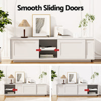 Artiss TV Unit Entertainment Unit Storage Cabinet 160cm White