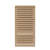 Artiss Shoe Cabinet Storage Drawer 45 Pairs Pine