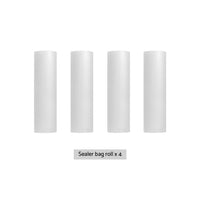 4 Rolls Food Vacuum Sealer Bags Storage Saver Heat Sealing Bag Pack 25CMX6M