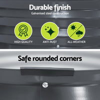 Green Fingers Garden Bed 90X45cm Planter Box Raised Container Galvanised Steel