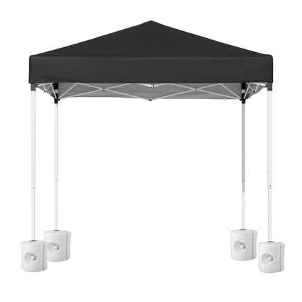 Instahut Gazebo 2x2m Outdoor Patio Garden Marquee Shade w/ Base Pods Black