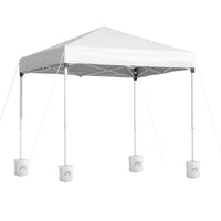 Instahut Gazebo 2x2m Outdoor Patio Garden Marquee Shade w/ Base Pods White