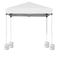 Instahut Gazebo 2x2m Outdoor Patio Garden Marquee Shade w/ Base Pods White