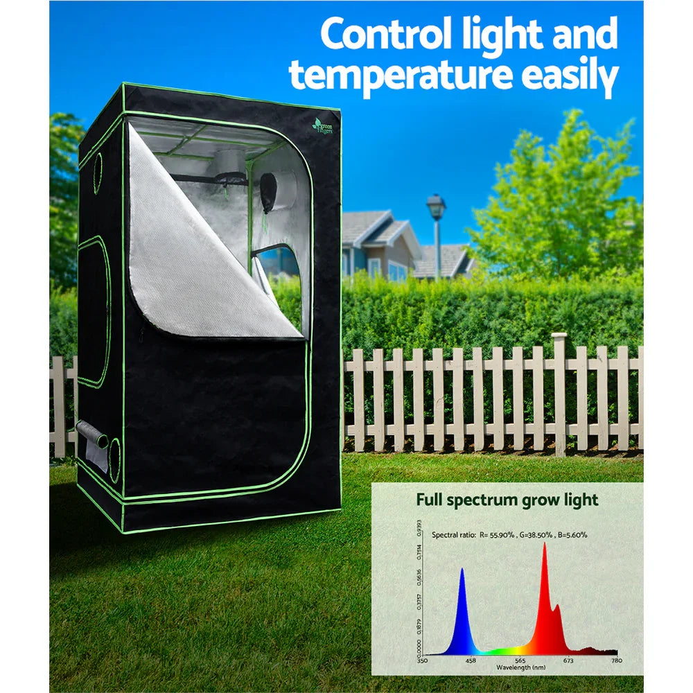 Kit Grow Tent Completo 100×100×200 Cm – Tenda Per Piante Con LED 240W Dimmerabile, Filtro Carboni E Ventilazione 4"