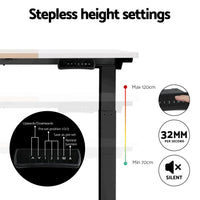 Standing Desk Motorised Electric Dual Motor 140cm