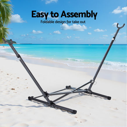 Gardeon Hammock Bed Stand Steel Frame Outdoor Indoor