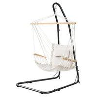 Gardeon Hammock Chair with Heavy Duty Steel Stand