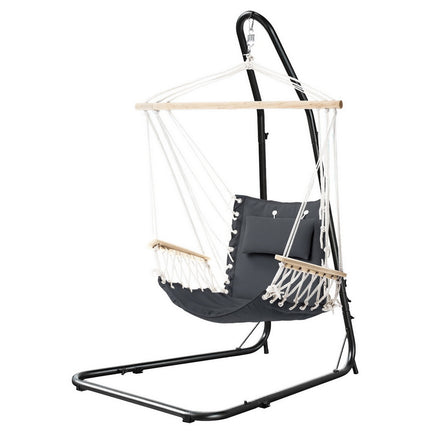 Gardeon Hammock Chair with Heavy Duty Steel Stand
