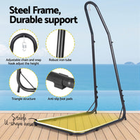 Gardeon Hammock Hanging Chair with Heavy Duty Steel Stand