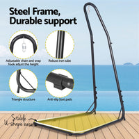 Gardeon Hammock Hanging Chair with Steel Stand
