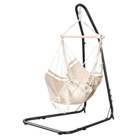 Gardeon Hammock Hanging Chair with Steel Stand