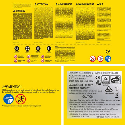 Kids Inflatable Water Slide Splash Pool Park Jumping Castle Bounce 615X322CM