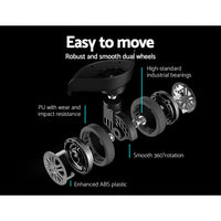 Wanderlite 3 Set Luggage 20-24-28 Inch Suitcase with TSA Lock Carry On Hard Shell Travel Luggage Organiser Case Black